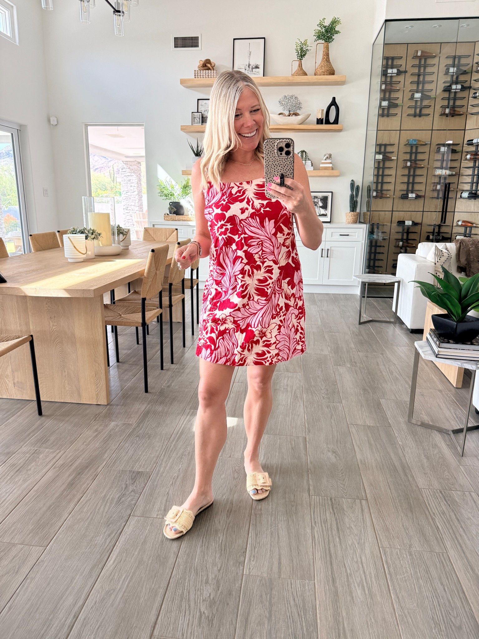 Beach vacation dress. Size small long. Sandals run tts 

#LTKSeasonal #LTKOver40 #LTKootd