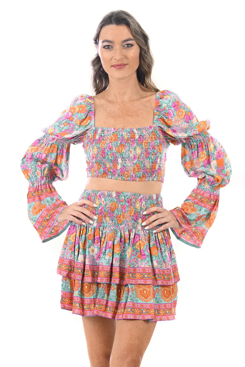 Emily Set Skirt / Julep Floral | Walker&Wade