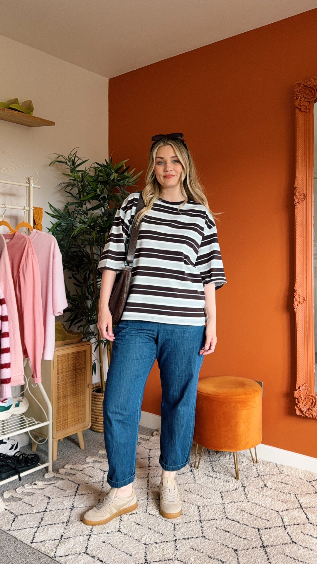 I wear a Medium in the trousers and I’m a uk 12

They do stretchy slightly with wear.

I also have a large for the days I want more room!

#LTKsummer #LTKuk #LTKjeans