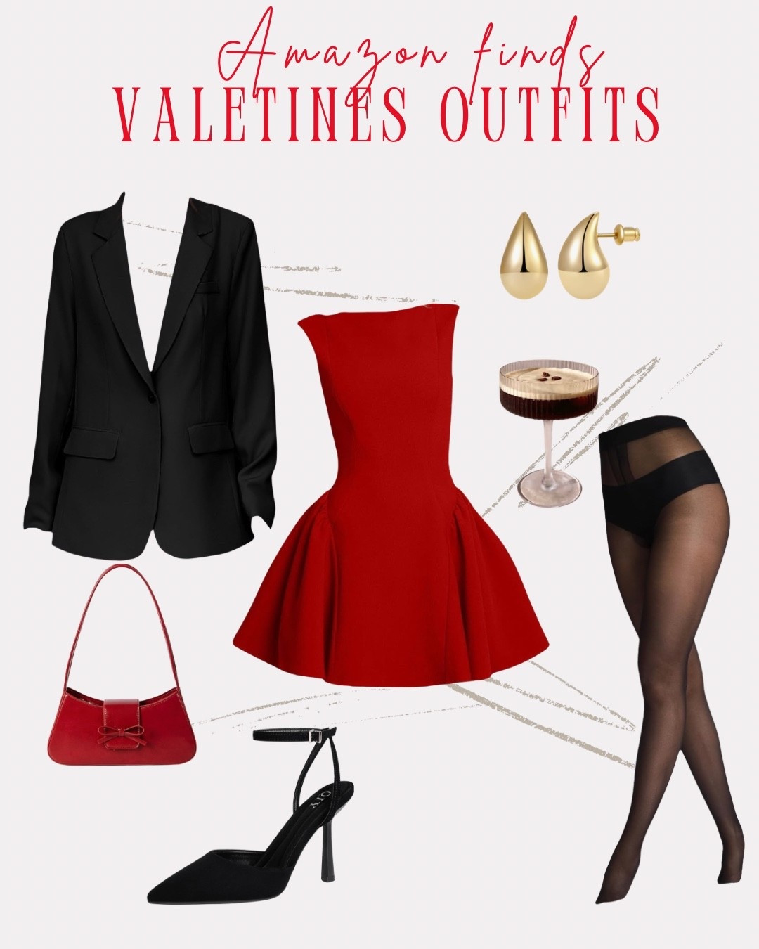 Last minute valentines outfits from Amazon! 

#LTKootd #LTKValentine #LTKgrwm