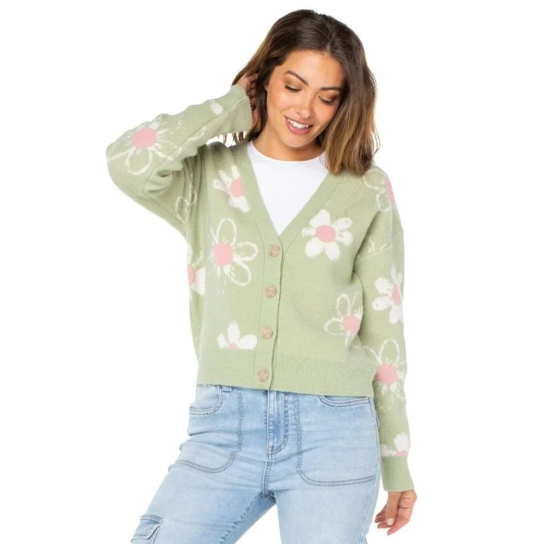 Celebrity Pink Juniors Cardigan Sweater | Walmart (US)