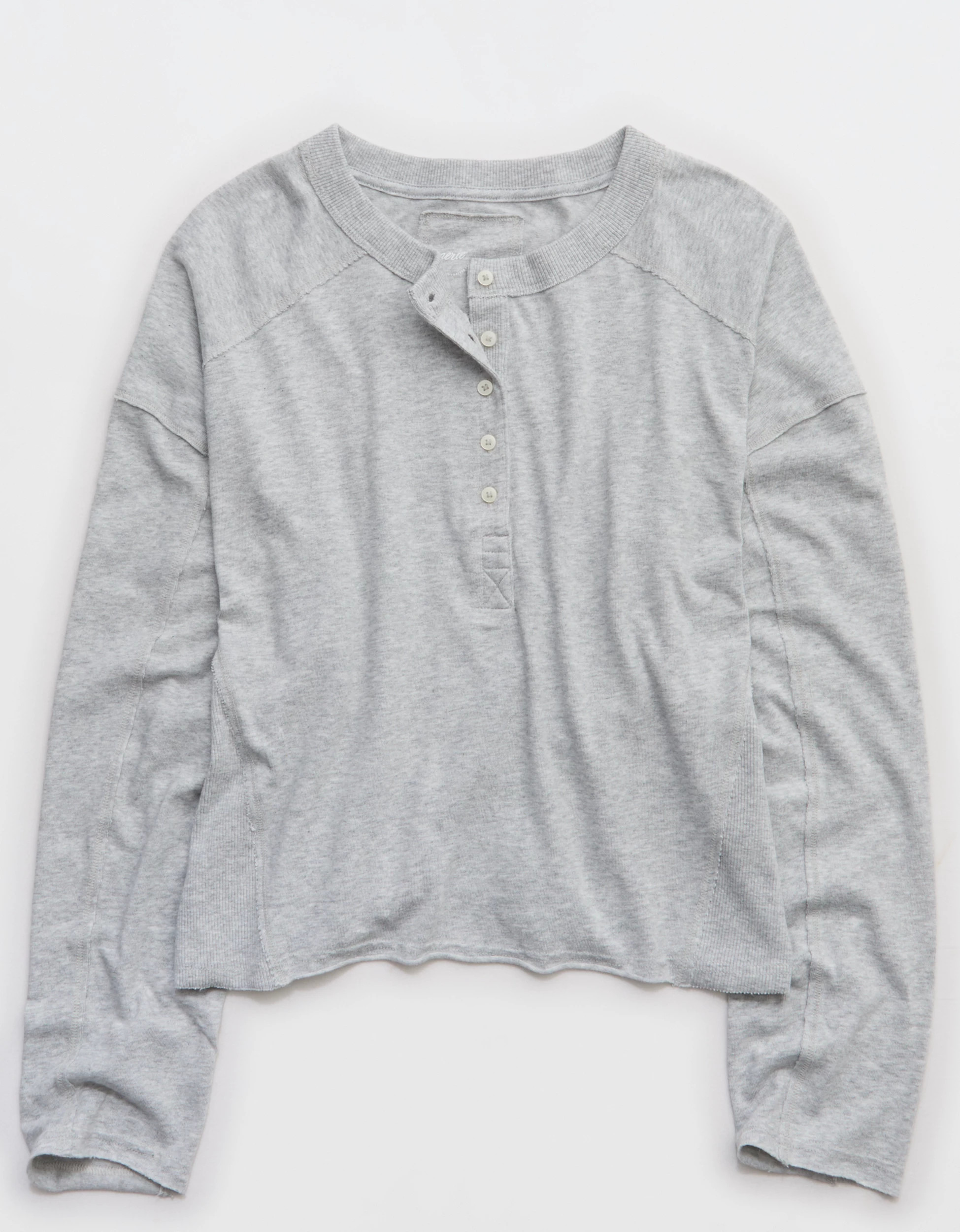 Aerie Happy Snit Henley T-Shirt | Aerie