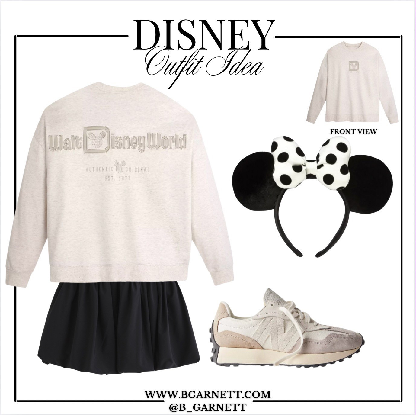 Disney Outfit idea 

Disney Outfit | theme park outfit | WDW outfit | bubble dress | Mickey ears | Crewneck sweatshirt | new balance | Amazon set | Disneyland outfit | Disney world | Disney | Minnie ears | WDW | Disney world outfit | Disneyland outfit | tennis dress

#LTKFindsUnder100 #LTKFamily #LTKTravel