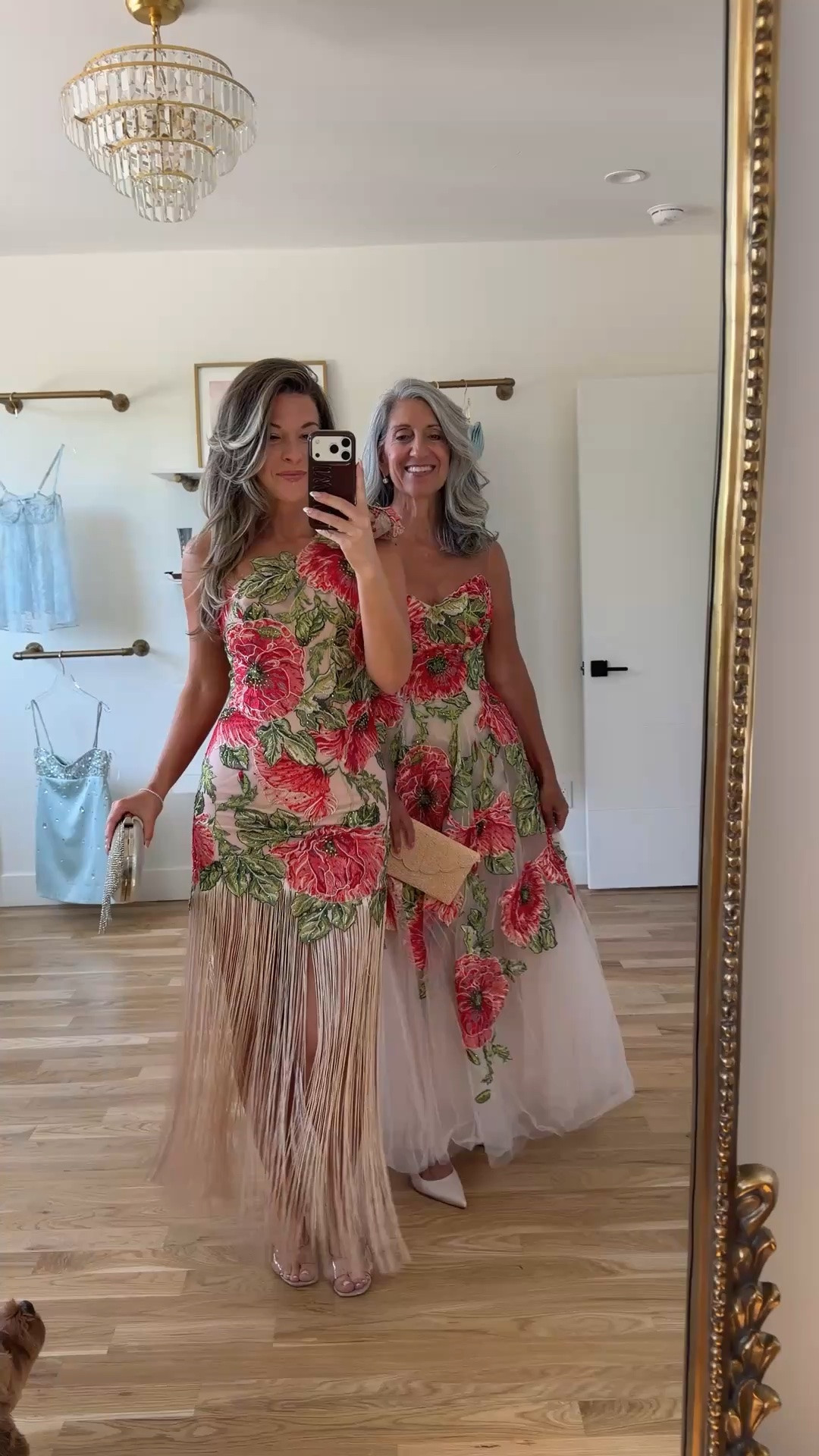 Mom and me matching pattern Mac Duggal wedding guest and formal event dresses  

Mac Duggal: Emerson10
Divi: emerson15

Wearing my usual smalls/2
Mom sized down to a 4

Wedding guest
Formal event
Black tie
Floral
Metallic
Pleated
Mother of the bride
Special occasion

#LTKSeasonal #LTKWedding #LTKootd
