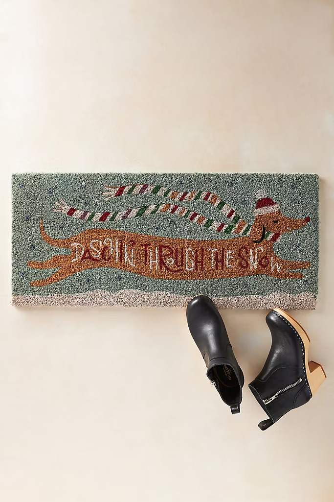 Daschin' Through The Snow Doormat | Anthropologie (US)