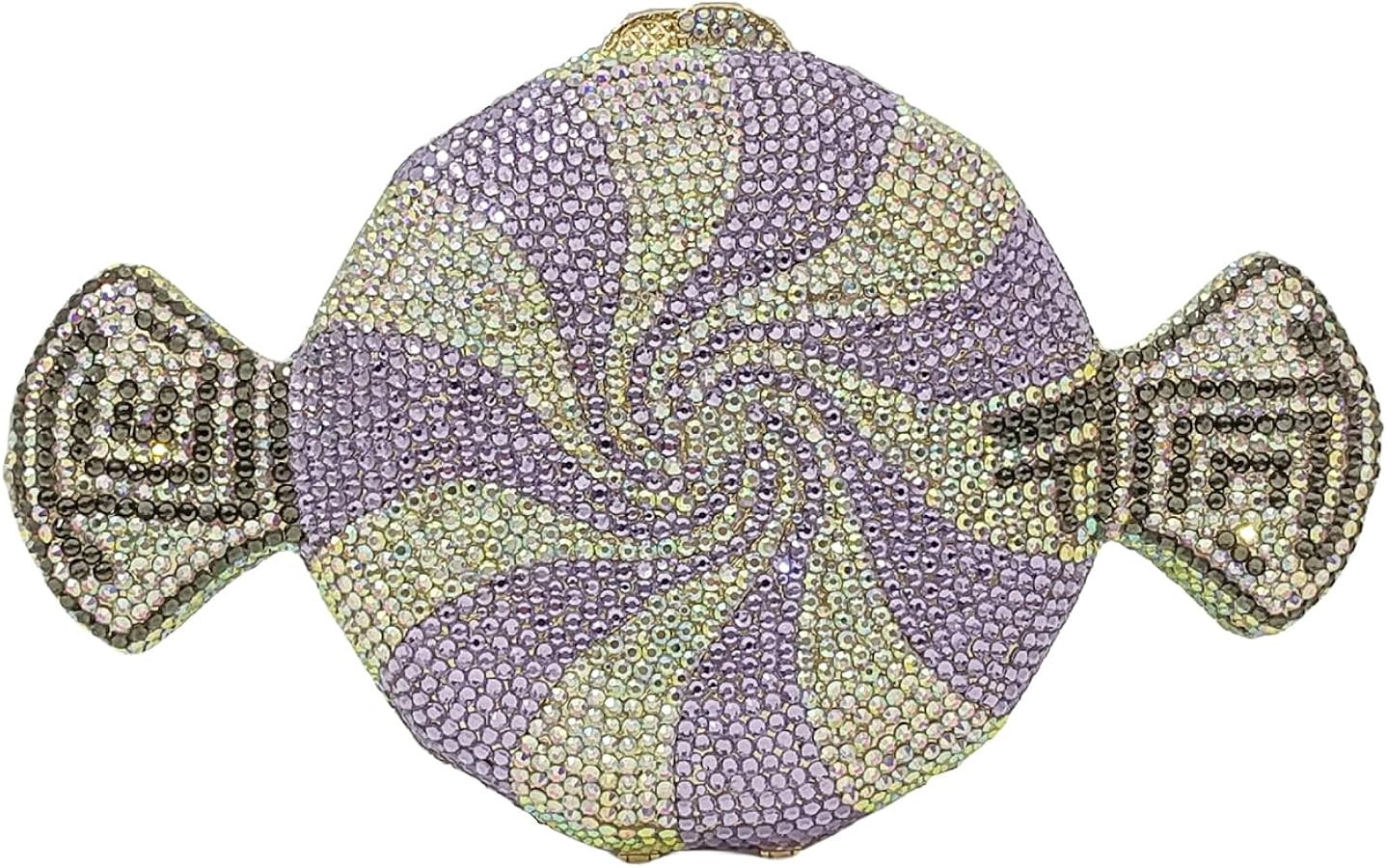 HUANG ZHUANG Mini Cute Sweet Candy Clutch Purse Crystal Evening Bag Luxury Handbag for Prom Cockt... | Amazon (US)