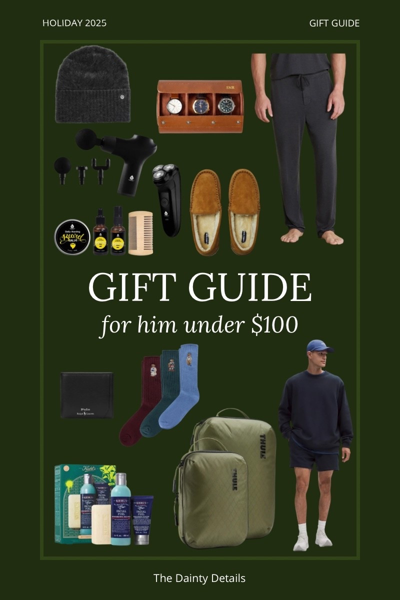 Holiday gift guide for him under $100 🎁🔥
Easy, useful, guy-approved gifts — think grooming essentials, cozy loungewear, travel gear, and everyday upgrades he’ll actually use. Perfect for husbands, boyfriends, brothers, dads, and more.

#giftguideforhim #holidaygiftguide #giftsunder100 #ltkholiday #ltkformen #giftideasforhim

#LTKHoliday #LTKGiftGuide #LTKMens