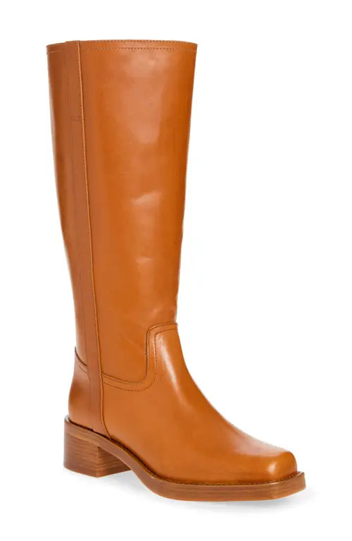Reformation Frances Knee High Boot in Whiskey Leather at Nordstrom, Size 9.5 | Nordstrom