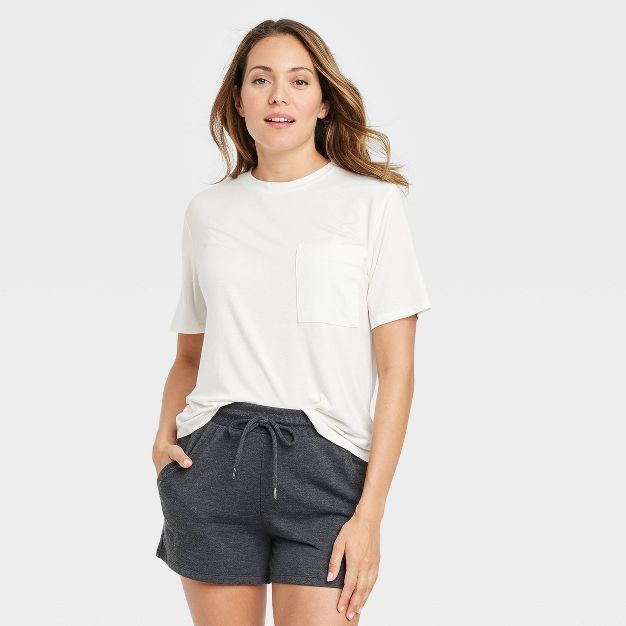 Women's Beautifully Soft Short Sleeve Sleep T-Shirt - Stars Above™ | Target