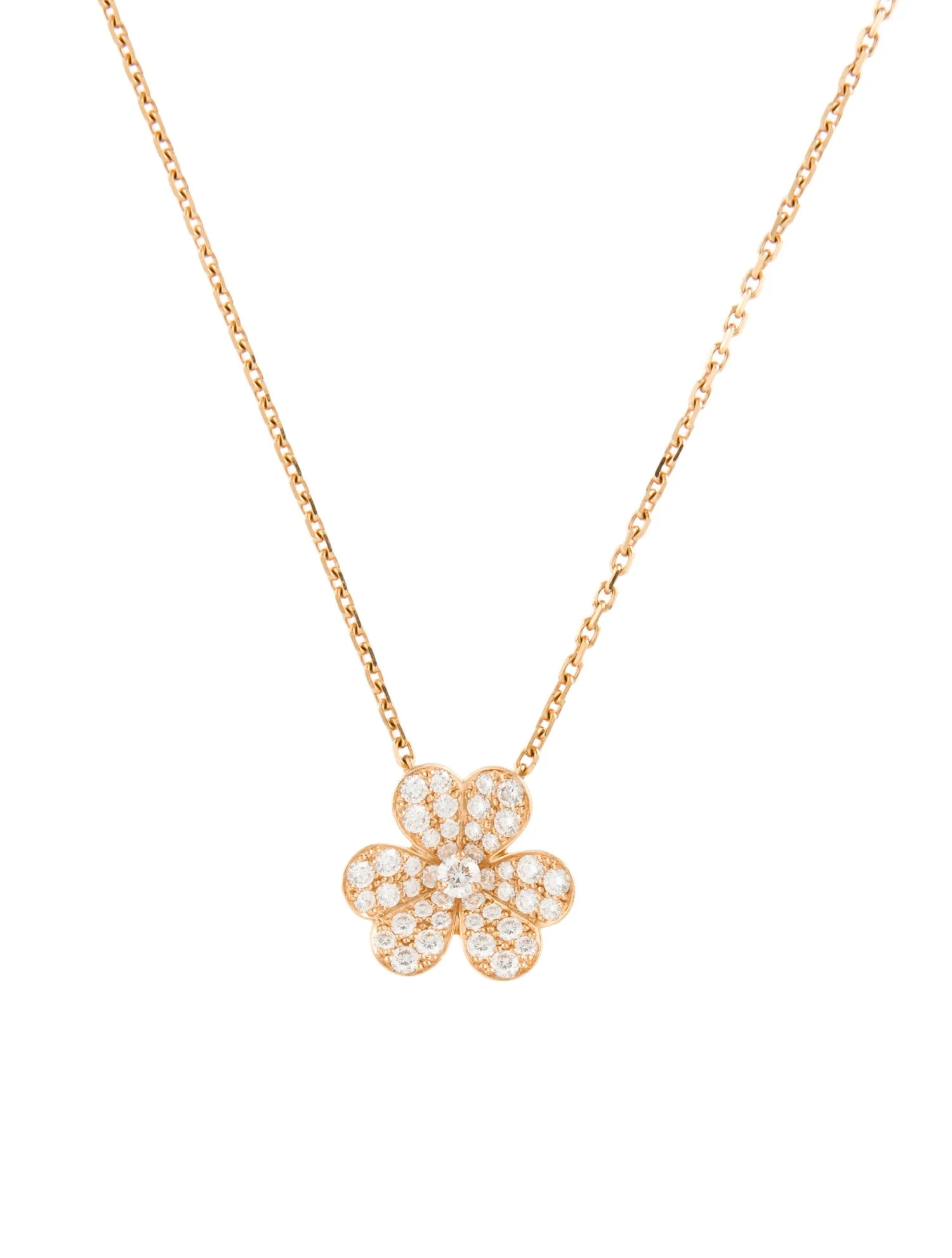 Van Cleef & Arpels Frivole Pendant Necklace, Small Model - Pendant Necklace, Necklaces - VAC37915... | The RealReal