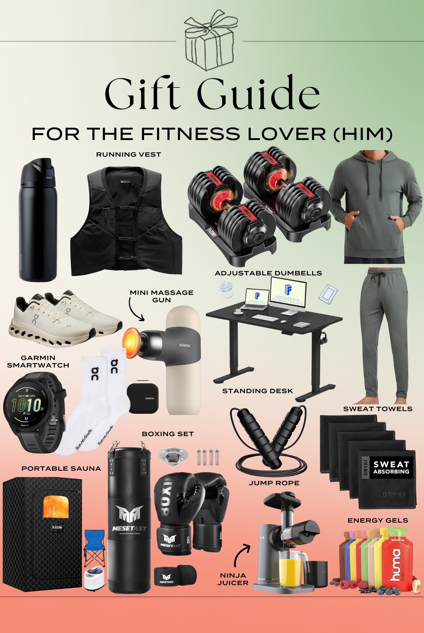 Gifts for the Fitness Lover (Him) — Take his training to the next level with a weighted running vest, sleek dumbbells, a portable sauna, and the ultimate cold plunge setup. Strength, recovery, repeat. 🏋️‍♂️❄️🔥

#LTKActive #LTKGiftGuide #LTKMens
