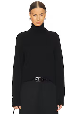 L'Academie by Marianna Ronny Turtleneck Sweater in Black from Revolve.com | Revolve Clothing (Global)