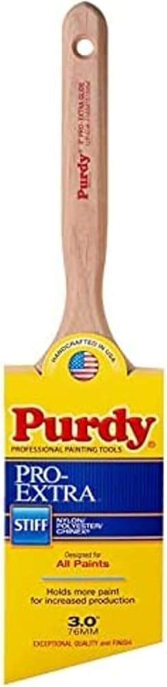 3" Purdy 144152730 Pro-Extra Glide Angled Sash Paint Brush, Tynex Chinex & Orel | Amazon (US)