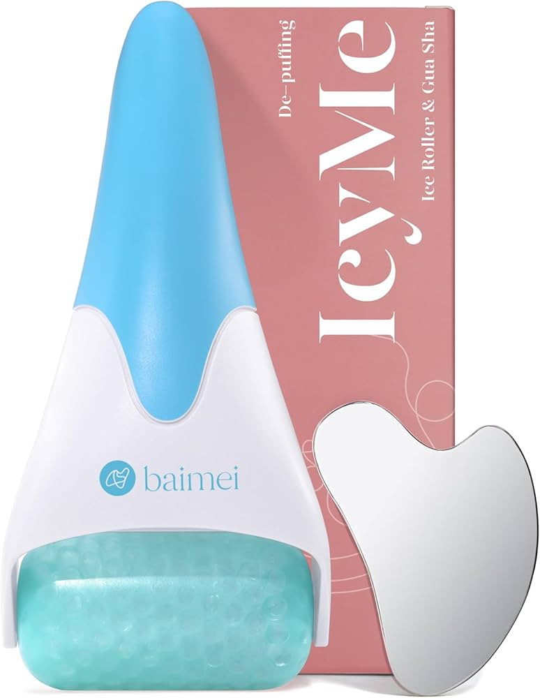 BAIMEI Cryotherapy Ice Roller and Gua Sha Facial Tools Reduces Puffiness Migraine Pain Relief, Sk... | Amazon (US)