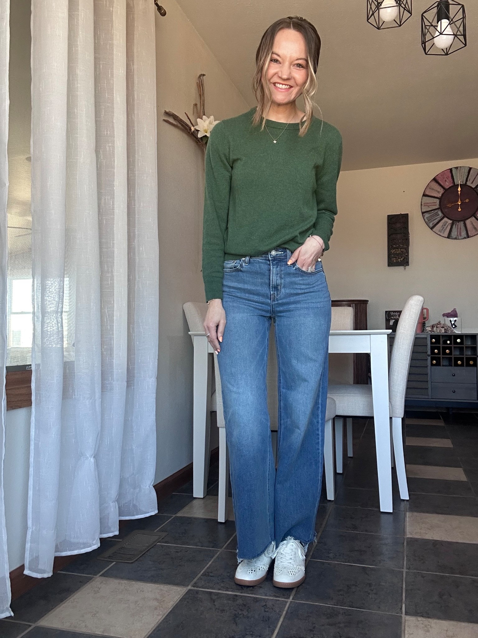 Prettiest and softest sweater I own! 

#LTKSeasonal #LTKOver40 #LTKootd