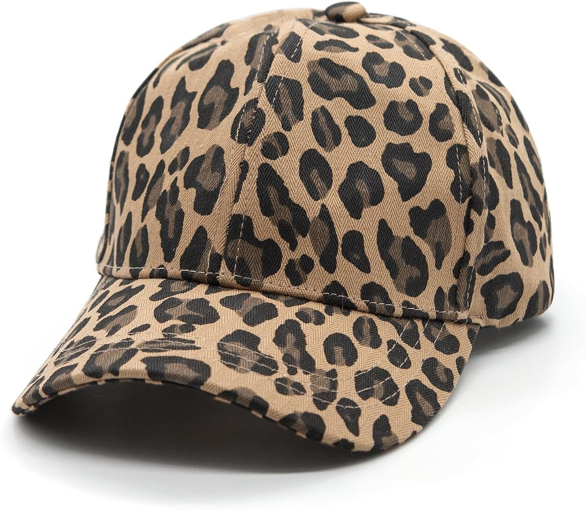 YAMEIZE Leopard Print Hat for Women Men Vintage Adjustable Cheetah Print hat Baseball Cap Trucker... | Amazon (US)