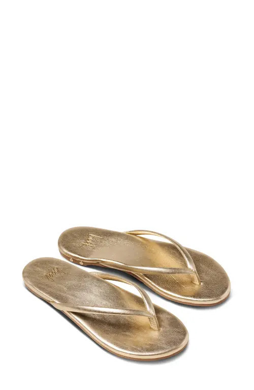 Beek Sunbeam Flip Flop in Gold at Nordstrom, Size 9 | Nordstrom
