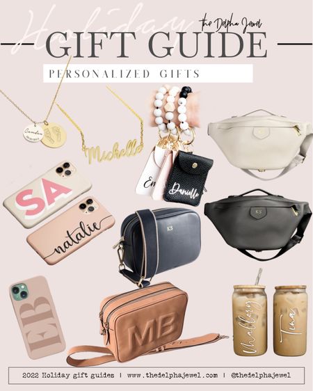 Personalized gifts for her/ gift guide

#bumbag #LeatherBag #PersonalizedGifts #Monogram #CoffeeGlass #PhoneCase #Wristlet #InitialNecklace #GiftsForHer #GiftIdeasForHer #GiftGuideForHer

#LTKSeasonal #LTKitbag #LTKGiftGuide