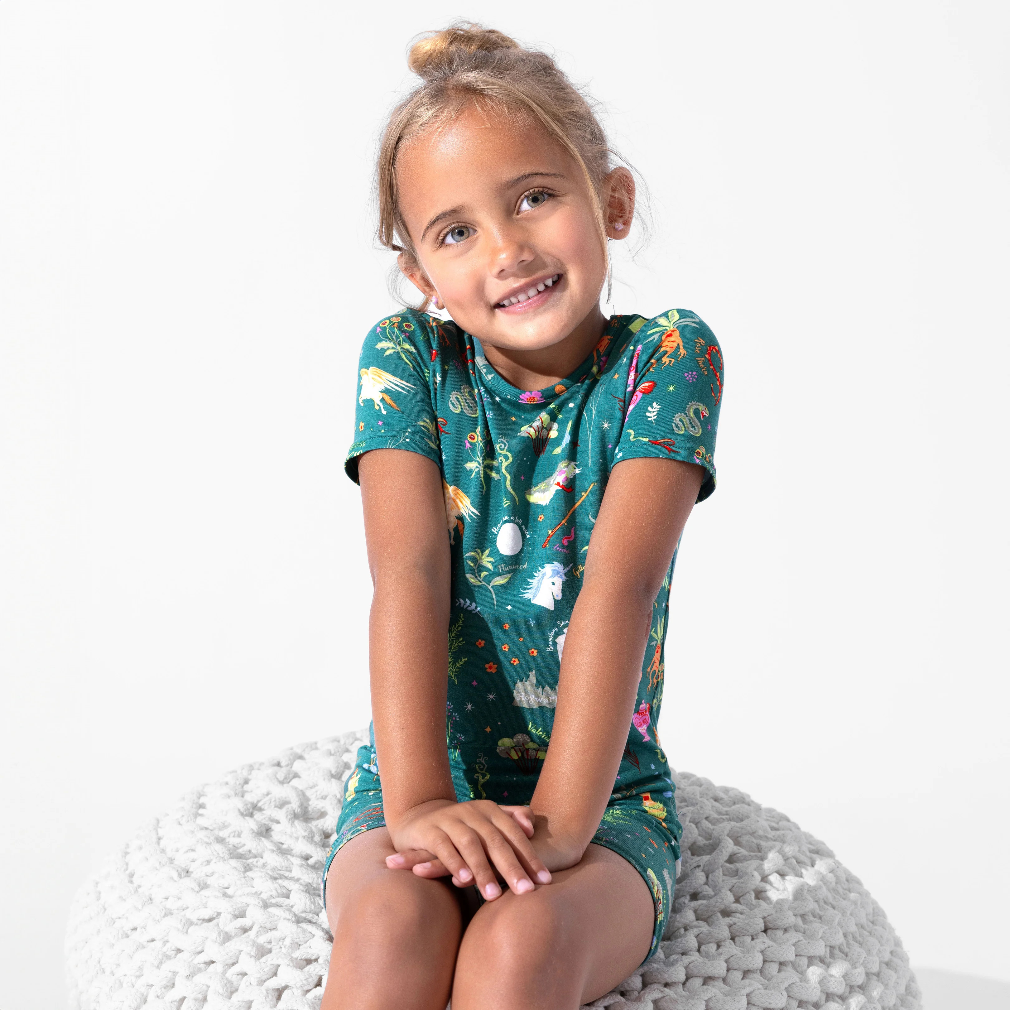 Mandrake's Potions & Herbs Bamboo Kids Pajama Short Set | Bellabu Bear