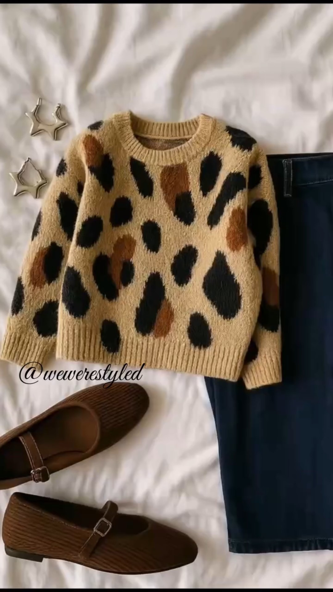I’m all about this bold leopard sweater paired with cute Mary Janes – comfy AND chic! Who’s ready to embrace this season with statement pieces like these?
.
.
.

amazon going out tops | trendy it girl tops | festival tops amazon | cool girl summer fashion | amazon party tops | amazon fashion for night out | stylish amazon finds | edgy amazon tops | pinterest-inspired amazon outfits | amazon rave and festi looks | viral amazon tops | spring and summer going out tops | amazon hot girl fashion | amazon clubbing outfits 
#trendytops2025 #coolgirlaesthetic #itgirlfashion #amazonfestivalfit #goingouttopsvibes #nightoutamazonfinds #festivalfashionfinds #amazonstyleedit #pinterestgirloutfits #cutetopsfromamazon
#partytopseason

#LTKSeasonal #LTKItBag #LTKWatchNow