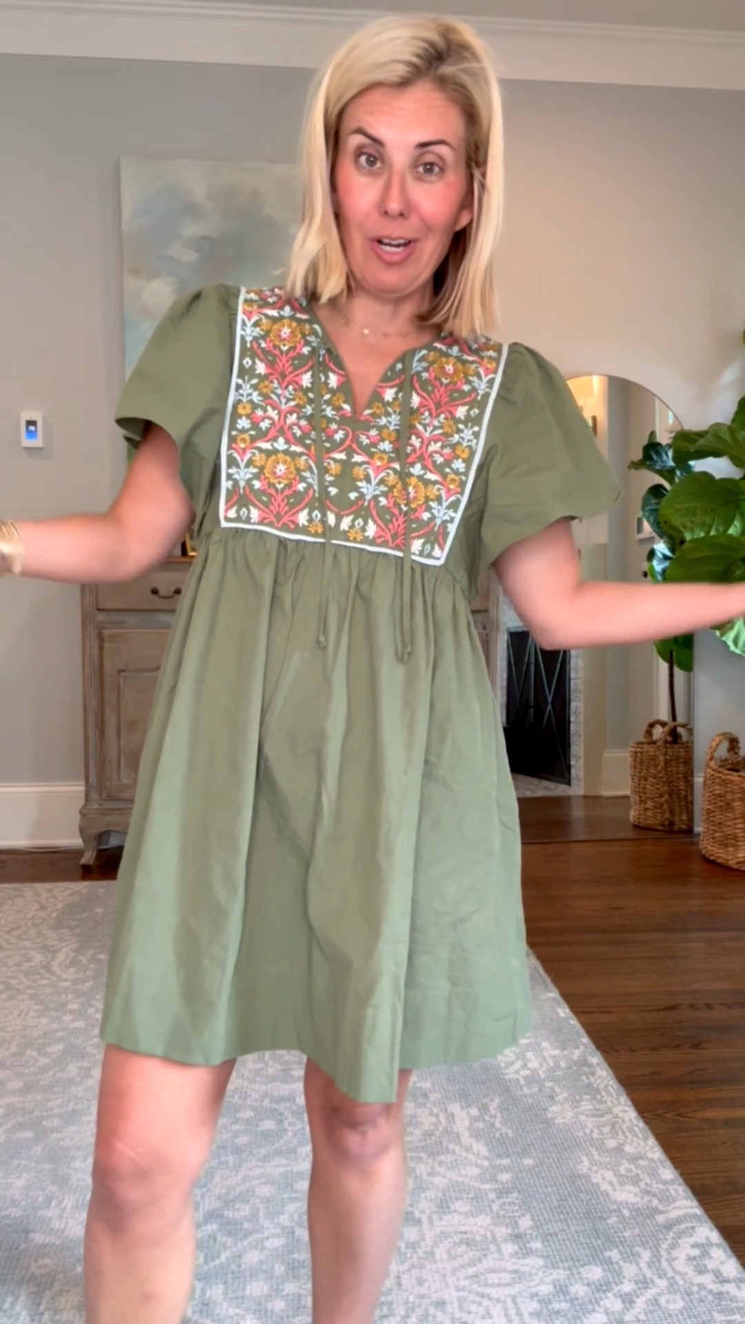 I keep reaching for this dress!!I’m wearing xs and it’s a good one!
*code Catheine15 at checkout 

#LTKdayinmylife #LTKootd #LTKmomlife