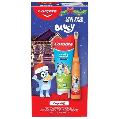 Colgate Kids' Bluey Toothbrush & Toothpaste Gift Set - 2ct | Target