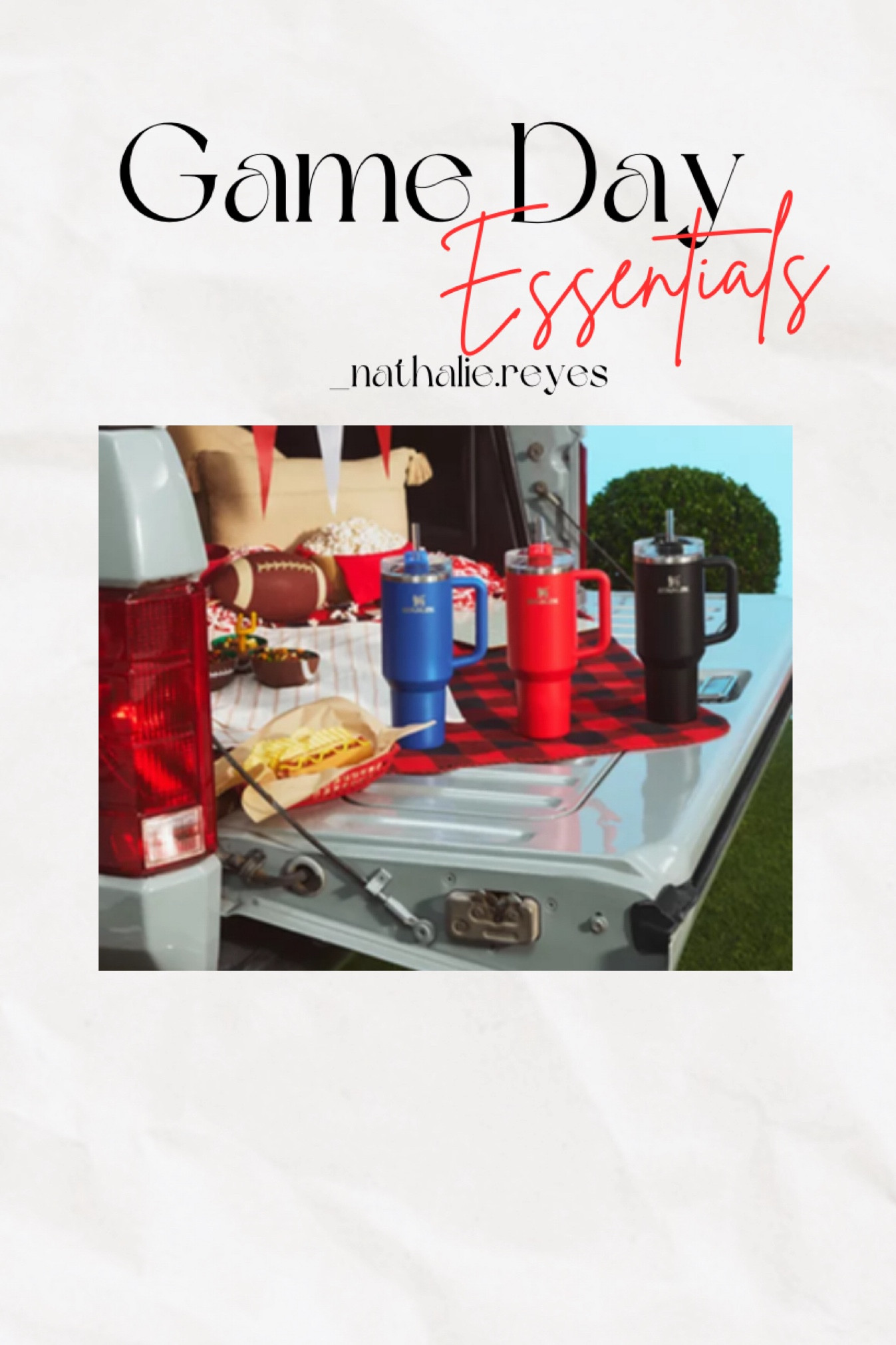 Game Day essentials✨🏈🍒 #gamday #gamedayessentials #stanleycup #stanleytumbler #stanleyxtarget

#LTKSeasonal #LTKHome #LTKParties