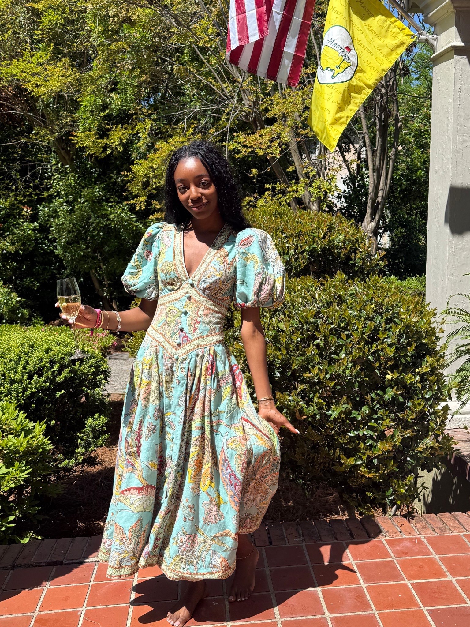 Masters weekend outfit