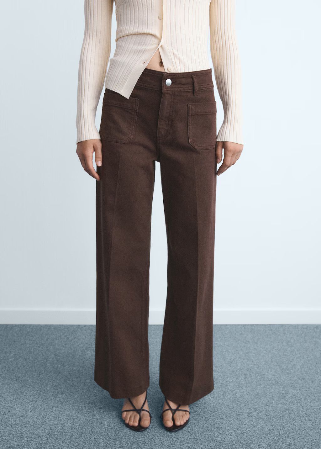 Wide-leg jeans with pockets | Mango (US/MX/AU)