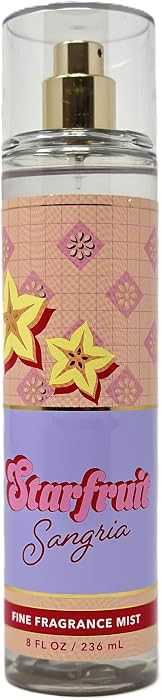 Bath and Body Starfruit Sangria Fine Fragrance Mist 8 fl oz / 236 mL Fragrance notes: golden star... | Amazon (US)