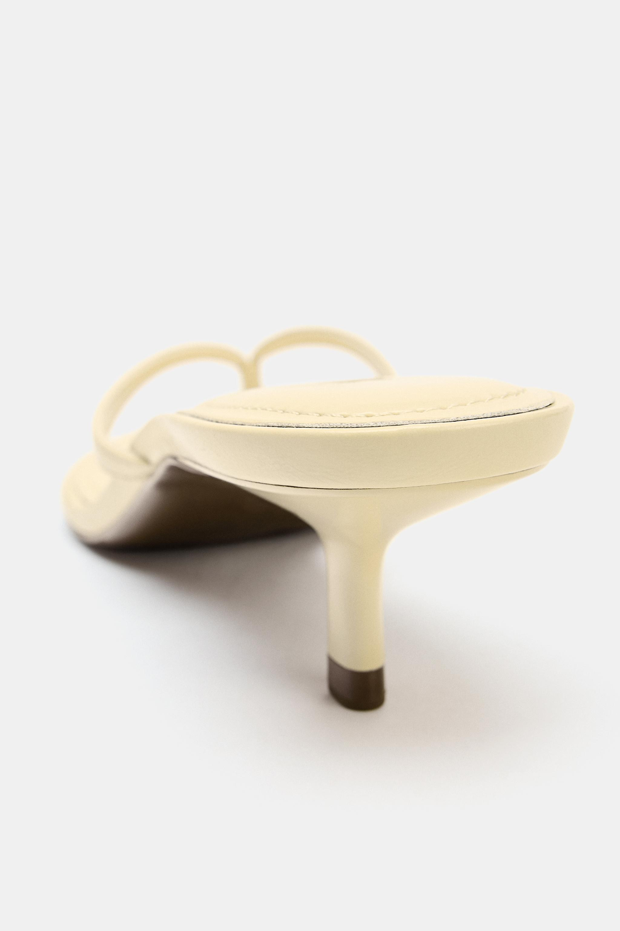 KITTEN-HEEL SANDALS | Zara UK