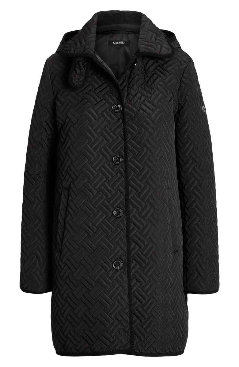 Quilted Snap Front Coat | Nordstrom