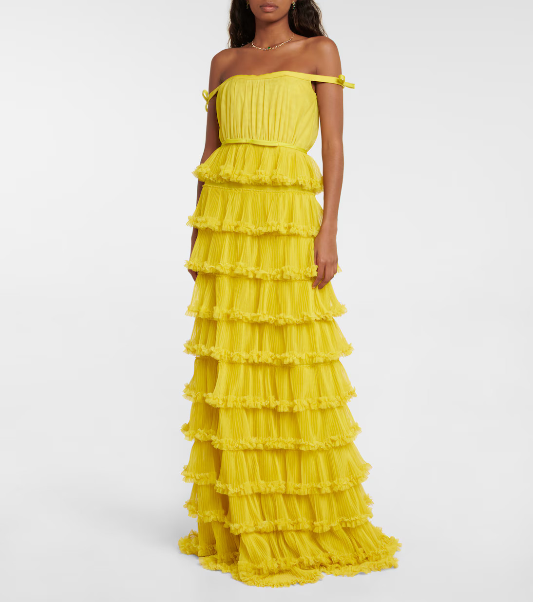 Tiered tulle gown | Mytheresa (INTL)