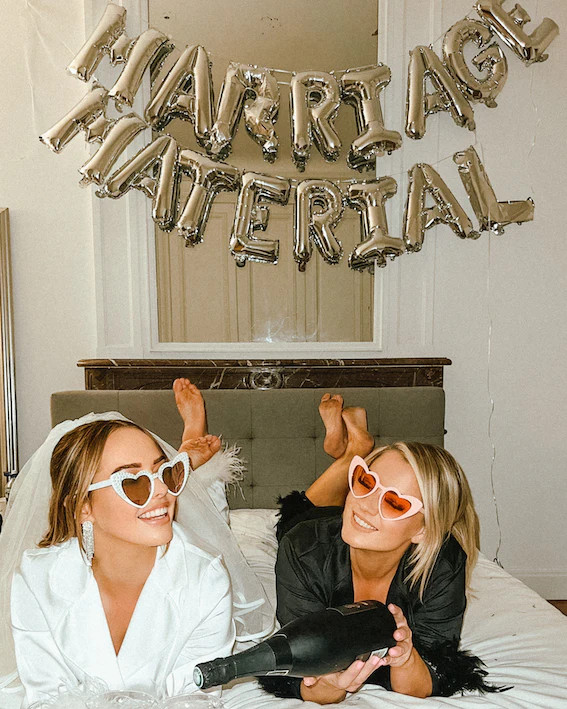 Marriage Material Balloons | Gigi & Olive