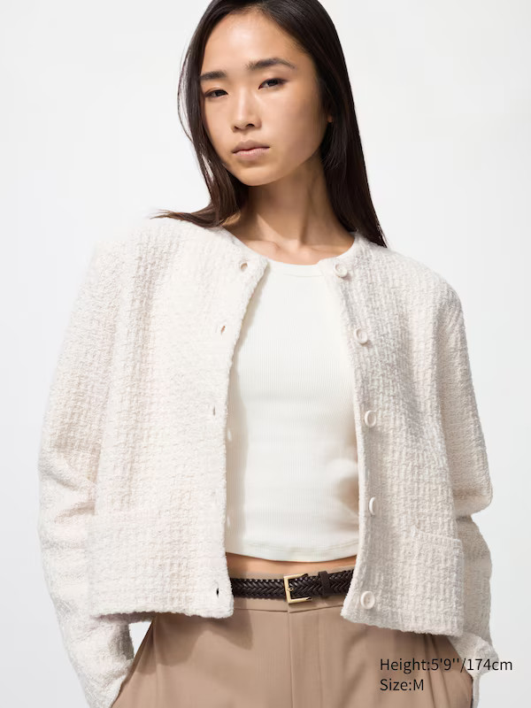 Knitted Short Jacket | UNIQLO (US)