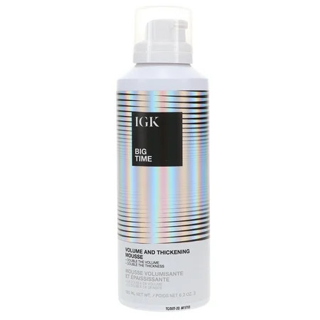IGK Big Time Volume and Thickening Mousse 6.2 oz | Walmart (US)