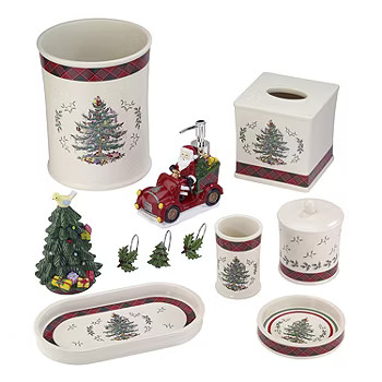 Spode Christmas Tree Tartan Soap Dispenser | JCPenney