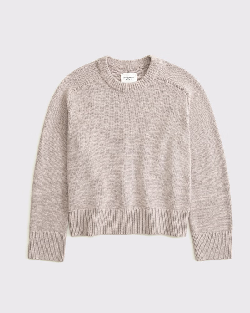 The A&F Madeline Crew Sweater | Abercrombie & Fitch (US)