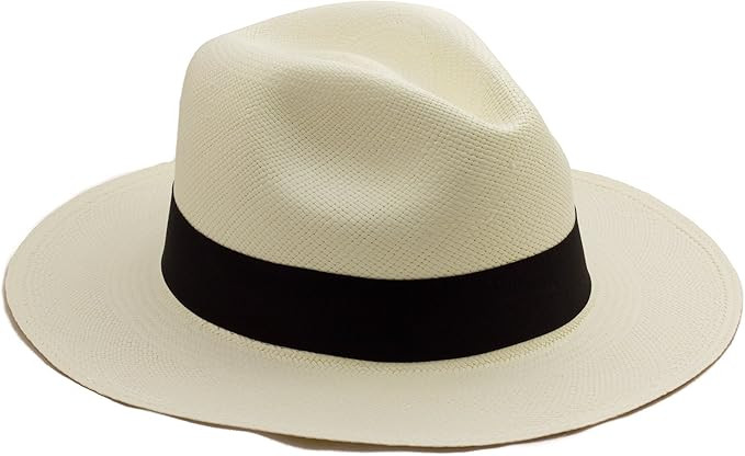 Tumia - Fedora Panama Hat - White or Natural - Lightweight Rollable Version. | Amazon (US)