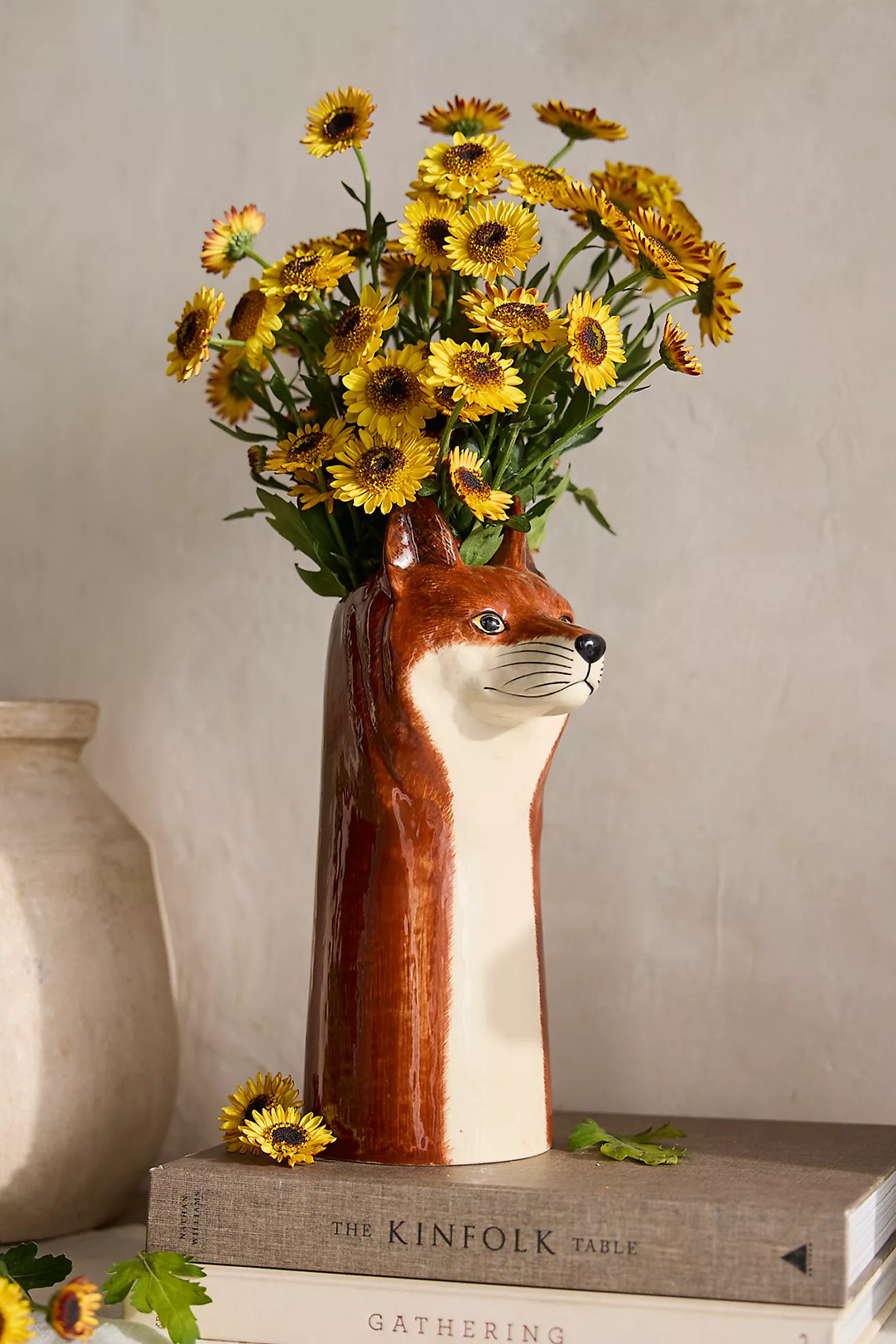 Quail Ceramics Fox Vase | Anthropologie (US)