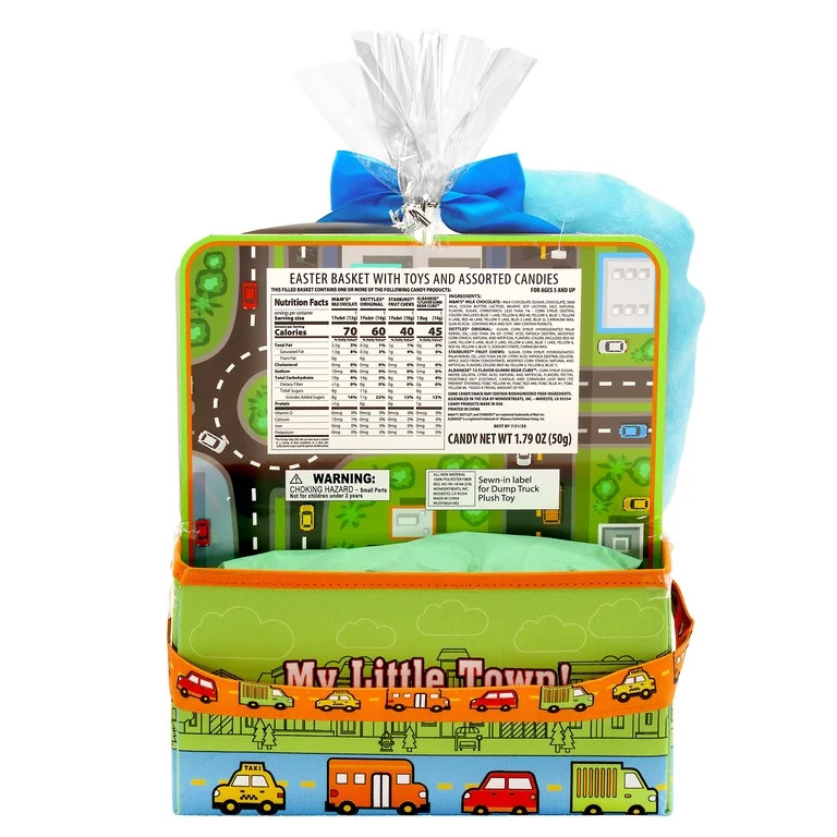 Easter Basket Gift My Little Town 2-in-1 Storage Bin with Toys and Candies | Walmart (US)
