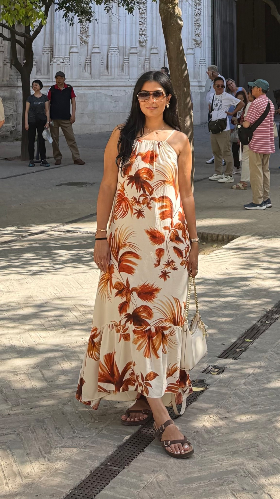 Wearing a size small (I sized down one )