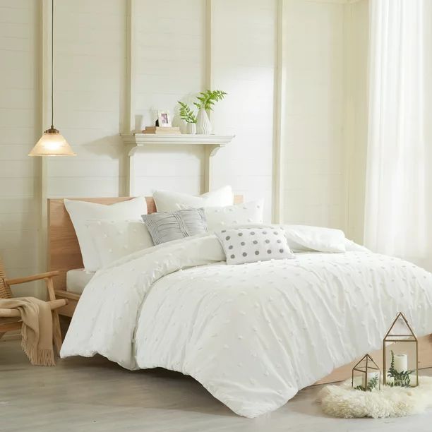 Home Essence Apartment Kay Cotton Jacquard Duvet Cover Set | Walmart (US)