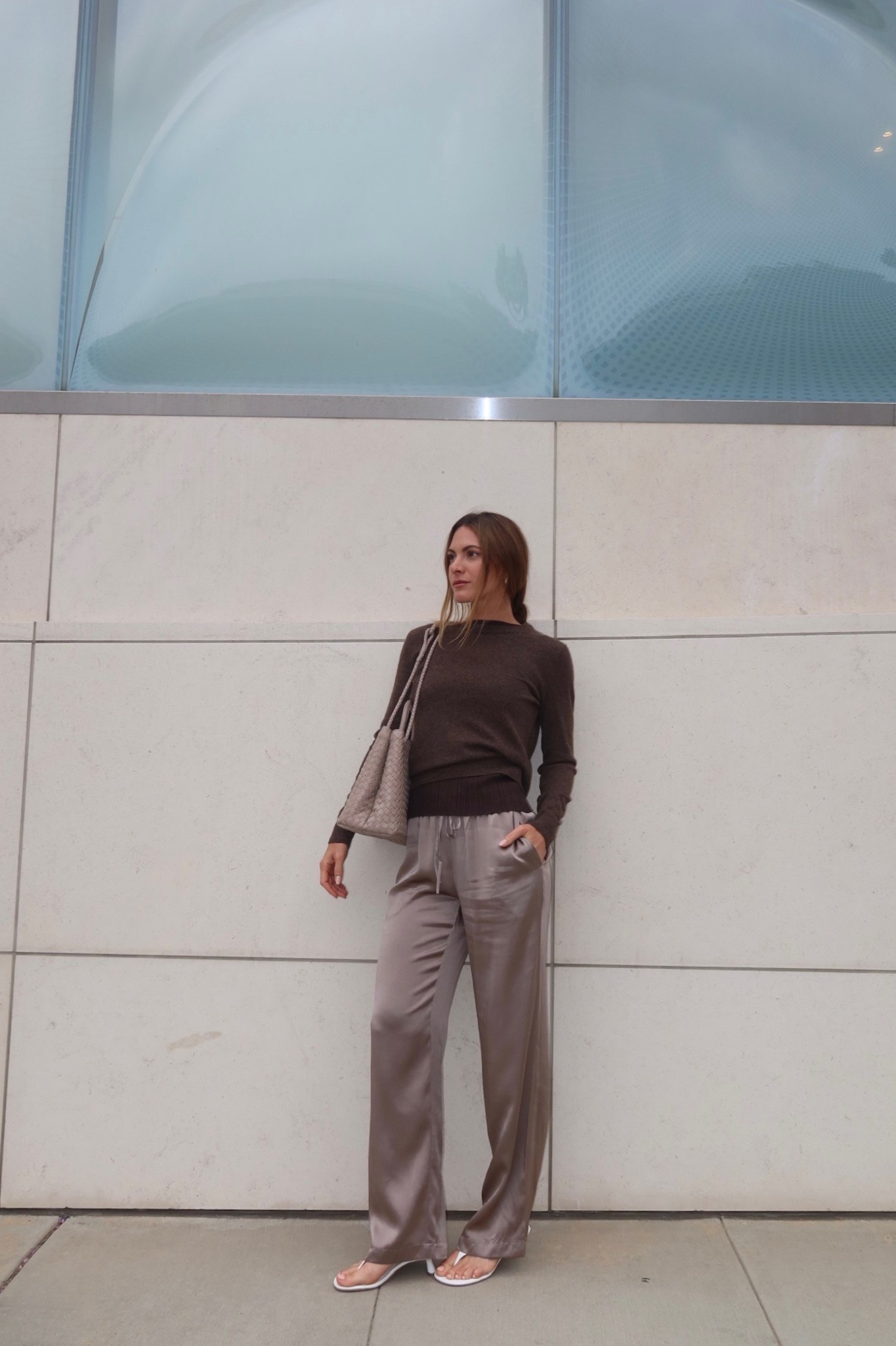 Work OOTD. Elevated and comfortable. @onequince #quincepartner 