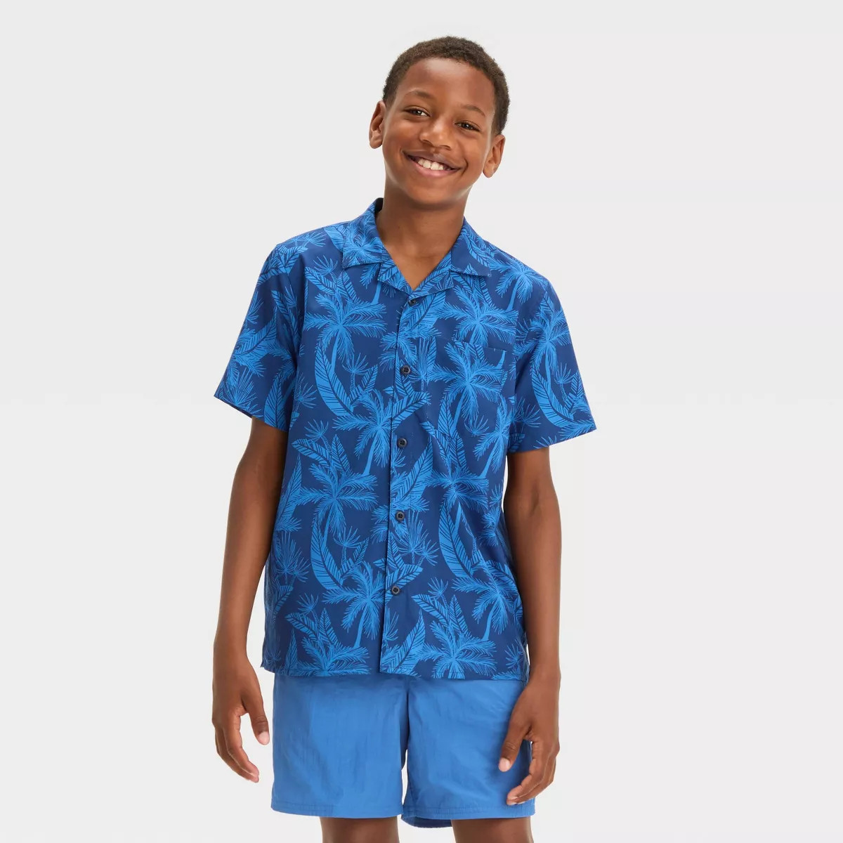 Boys' Printed Woven Shirt - All In Motion™ | Target
