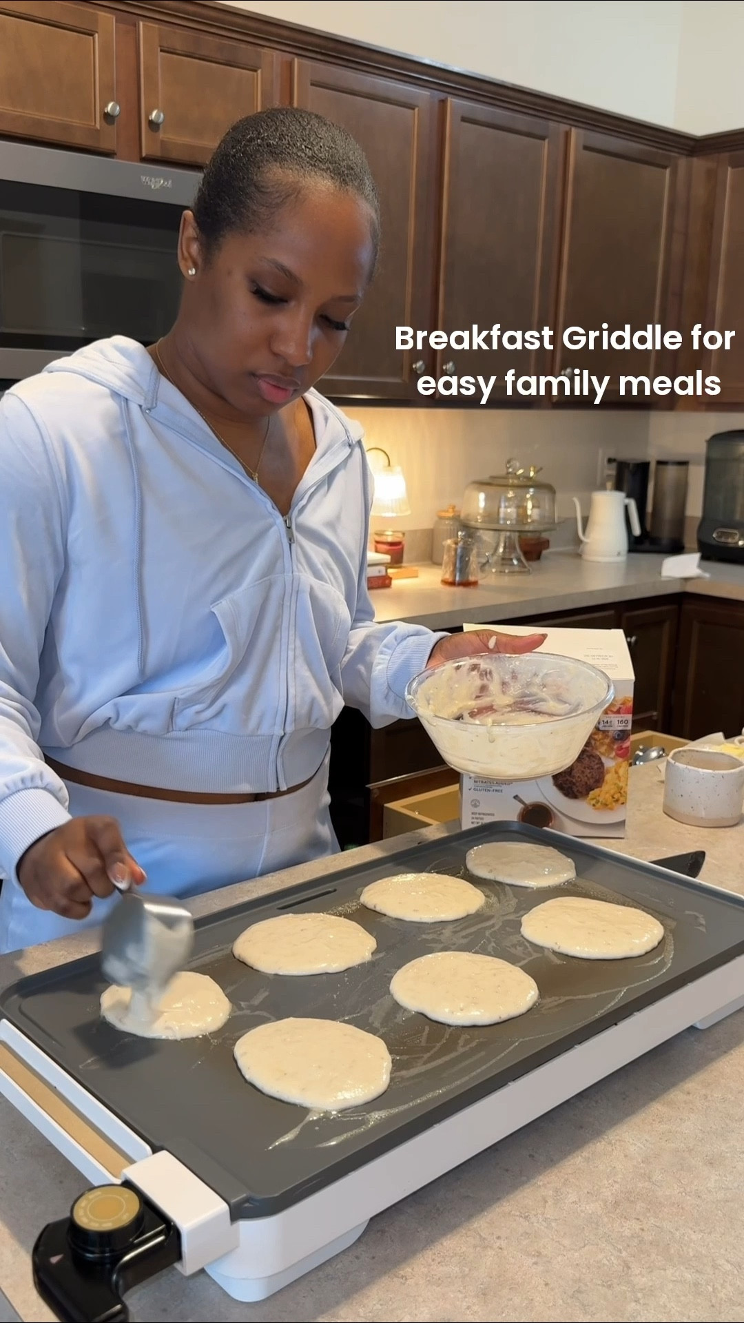If you’re feeding a family, a griddle is a game changer. Faster breakfasts, fewer pans, and more food cooked at once — pancakes, eggs, quesadillas, you name it. One of my most-used kitchen tools.

#LTKfoodie #LTKmomlife #LTKHome