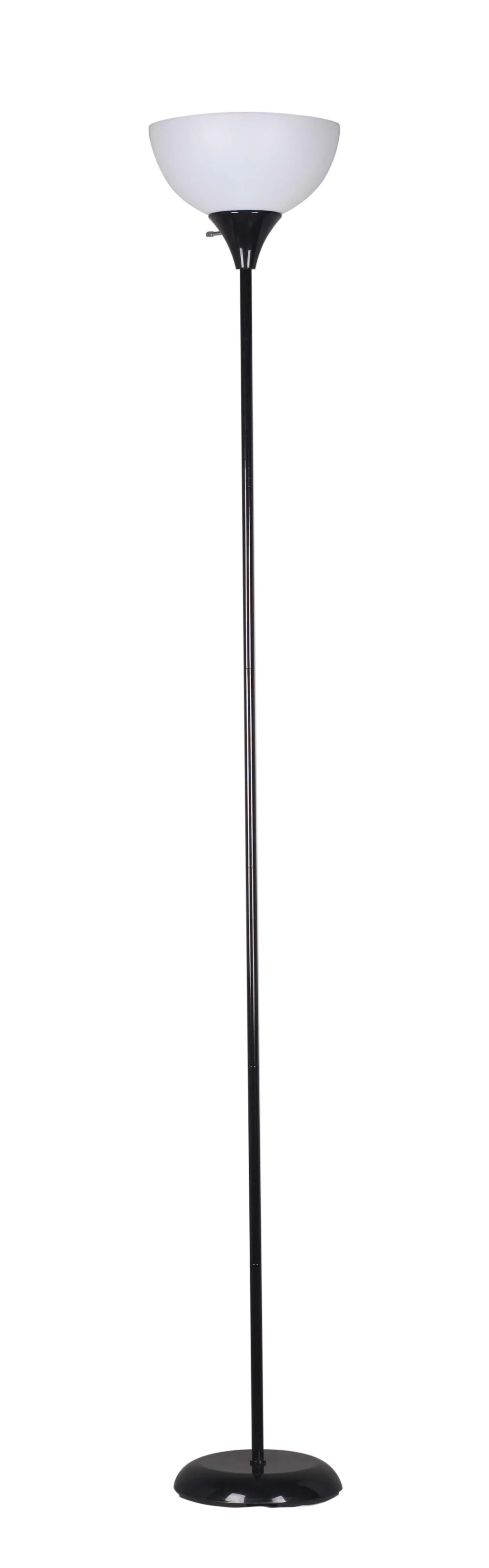 Mainstays 71" Black Floor Lamp, Modern Design | Walmart (US)