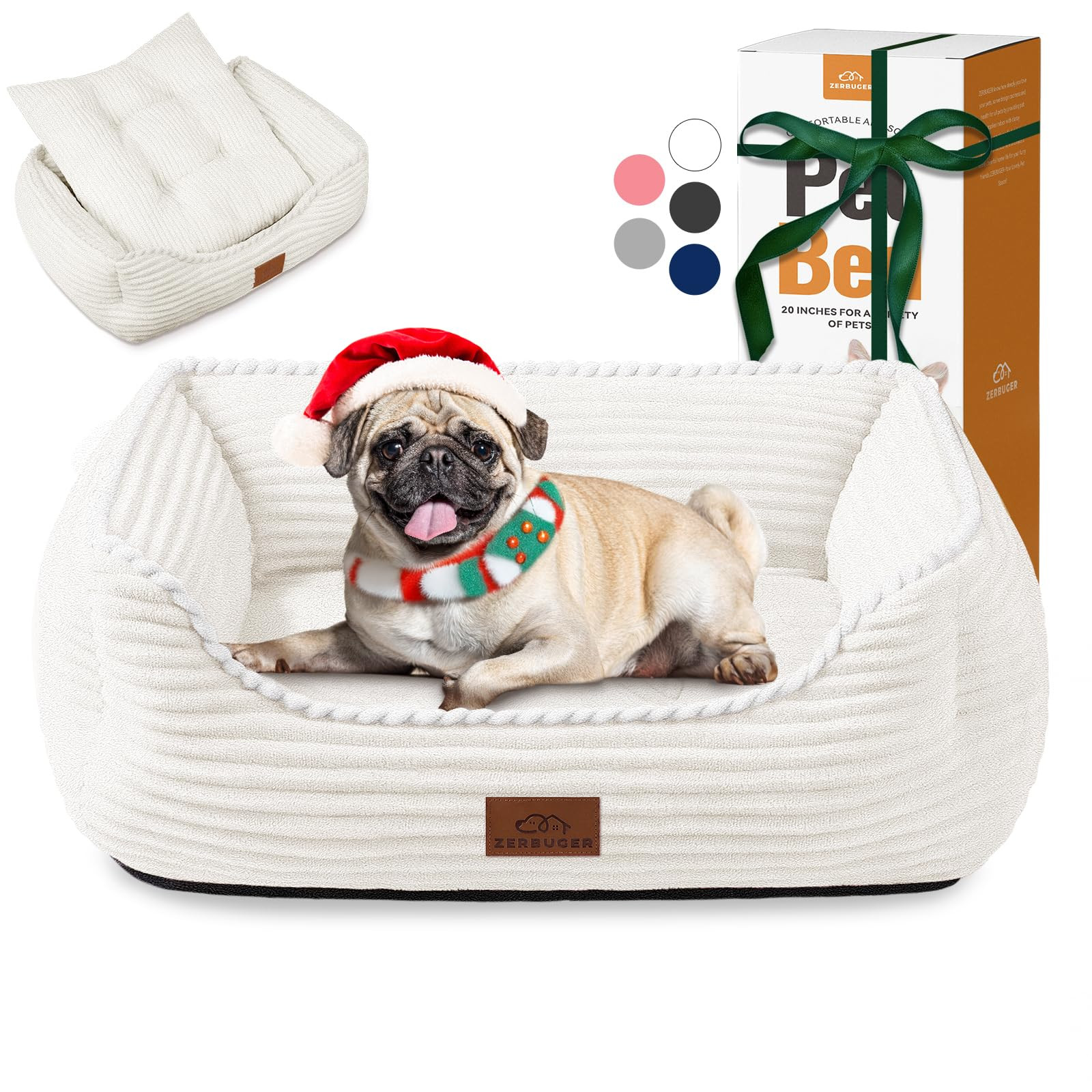 Orthopedic Dog Bed for Medium Dogs,Dog Sofa Beds Supportive Foam Pet Couch Bed with Removable Was... | Amazon (US)