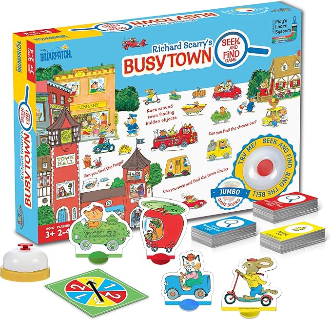 Briarpatch, Richard Scarry's Busytown Seek and Find Game, Based on Early Reader Books for Prescho... | Amazon (US)
