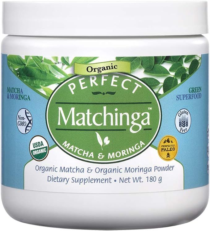 Perfect Matchinga - Organic Matcha & Organic Moringa - Energy Booster - 180g Powder | Amazon (US)